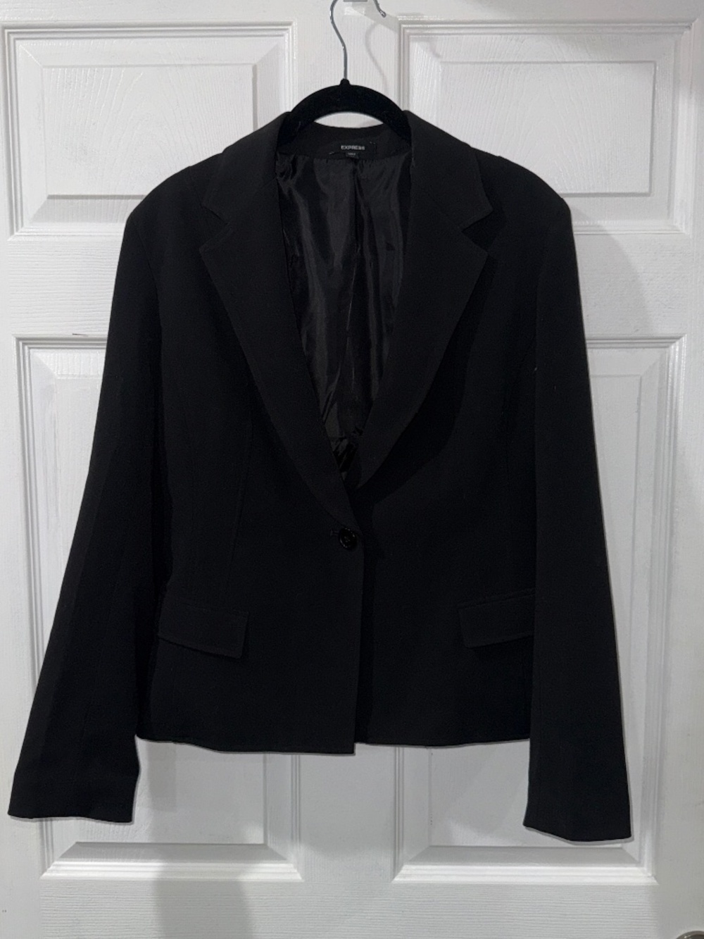 Express Women's Blazer - Black - Size: 14